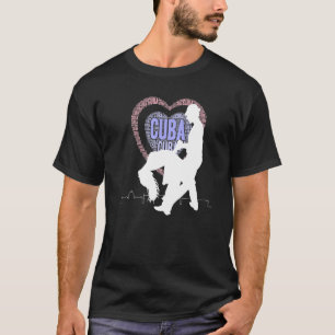 Cuban Dancers and Skyline Hispanic Heritage Month T-Shirt