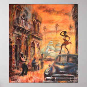 Cuban dances poster