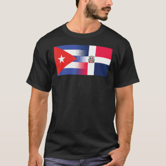 Cuban Dominican Flag Cuba Dominican Republic T-Shirt
