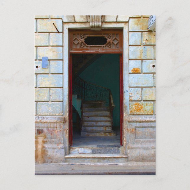 Cuban Door 2 Postcard (Front)
