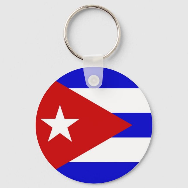 Cuban Flag Key Ring (Front)