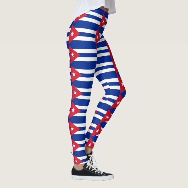 Cuban flag leggings (Right)