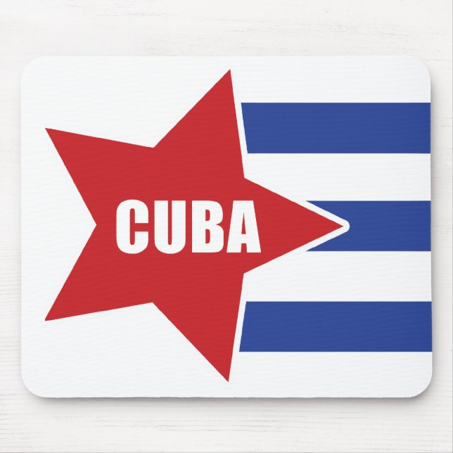 Cuban flag Mousepad (Front)