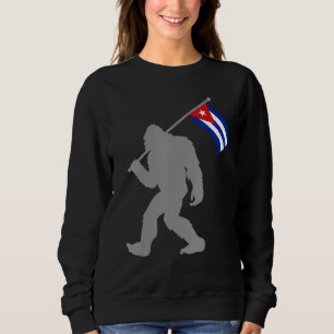 Cuban Flag on Cuba Flag Sweatshirt