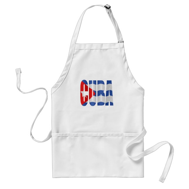 Cuban flag standard apron (Front)