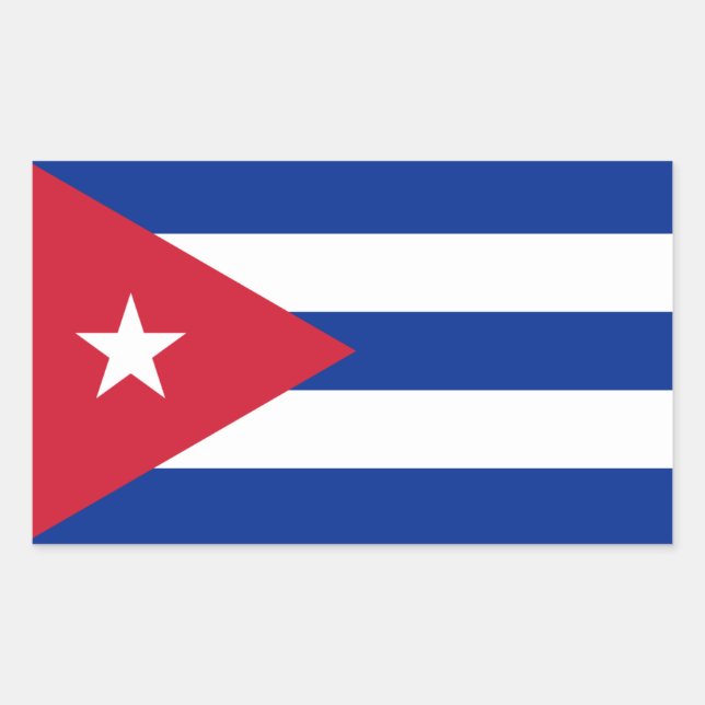 Cuban Flag Sticker (Front)