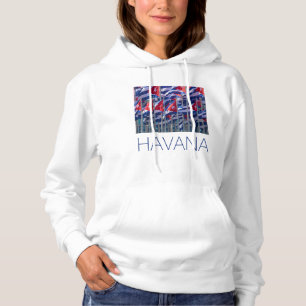 Cuban flags, Havana, Cuba Hoodie