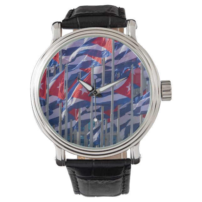 Cuban flags, Havana, Cuba Watch (Front)