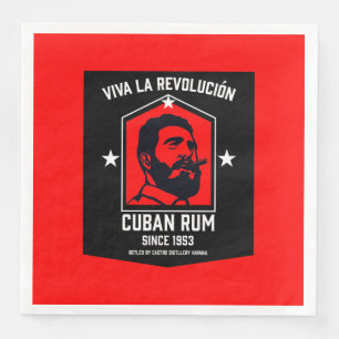 Cuban Libre Rum Drinkers Revolution Napkin