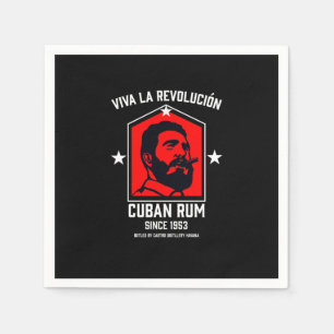 Cuban Libre Rum Drinkers Revolution  Napkin