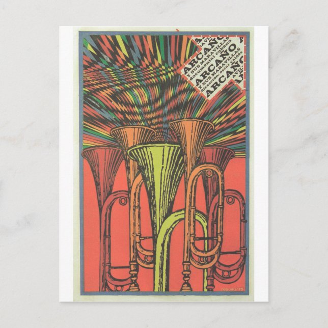 Cuban Movie Poster Cuban Film Poster Post Print Postcard (Front)