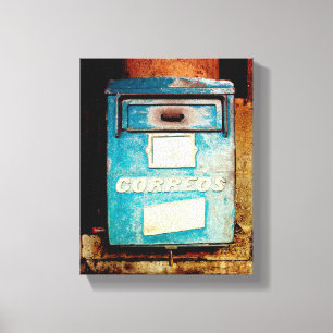 Cuban Photo of Old Havana   Mailbox    Canvas Print