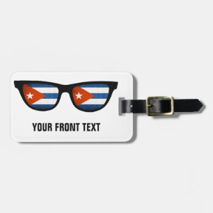Cuban Shades custom luggage tag