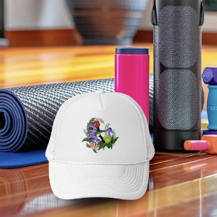 Cuban Snails Purple Mushrooms Trucker Hat