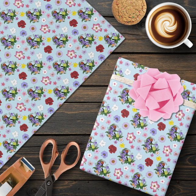 Cuban Snails Purple Mushrooms Wrapping Paper (Creator Uploaded)