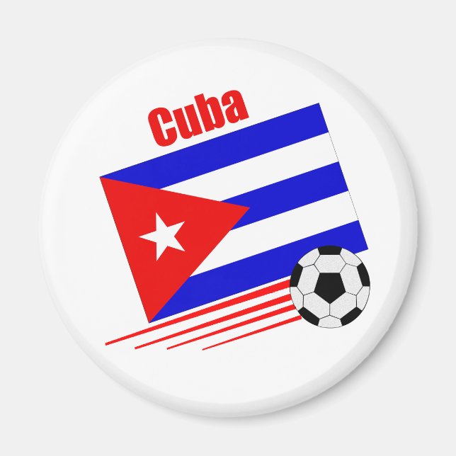 Cuban Soccer Team Magnet (Front)