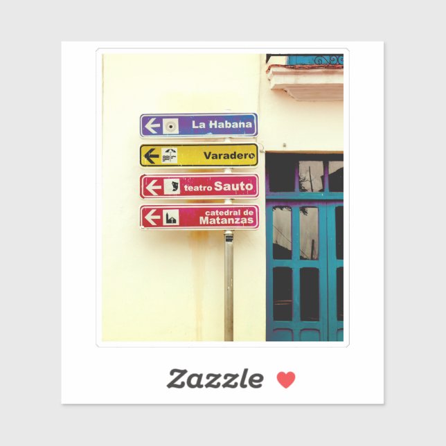 Cuban Street Signs (Sheet)