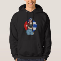 Cubana Strong Latin Girl Patria Cuba Flag Pride Sw