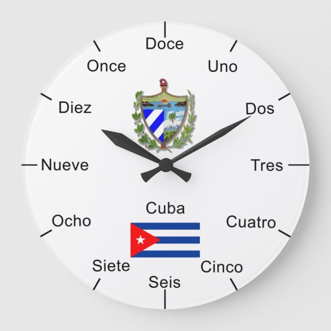 Cubans Wall Clock (Front)