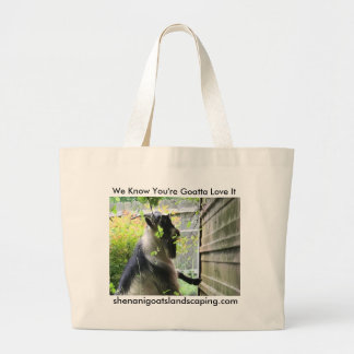 Cubbs on a Wall Large Tote Bag