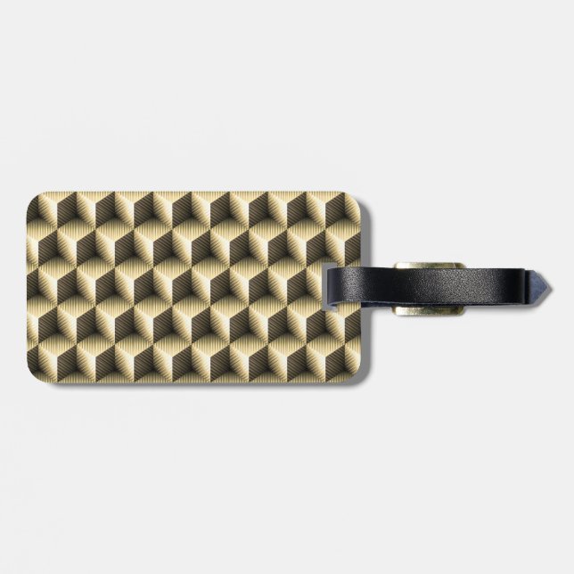 Cube Art 1 Luggage Tag (Back Horizontal)