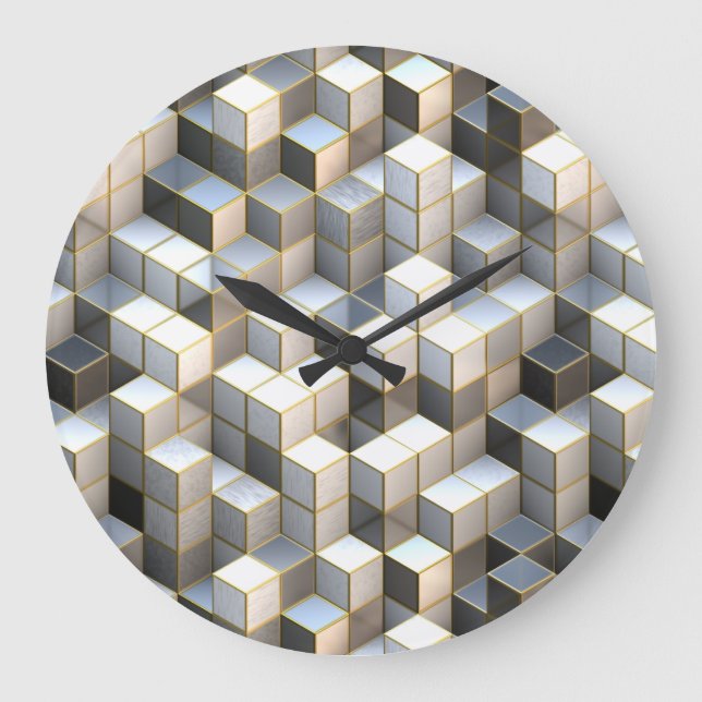 Cube Art 2 Clock Options (Front)