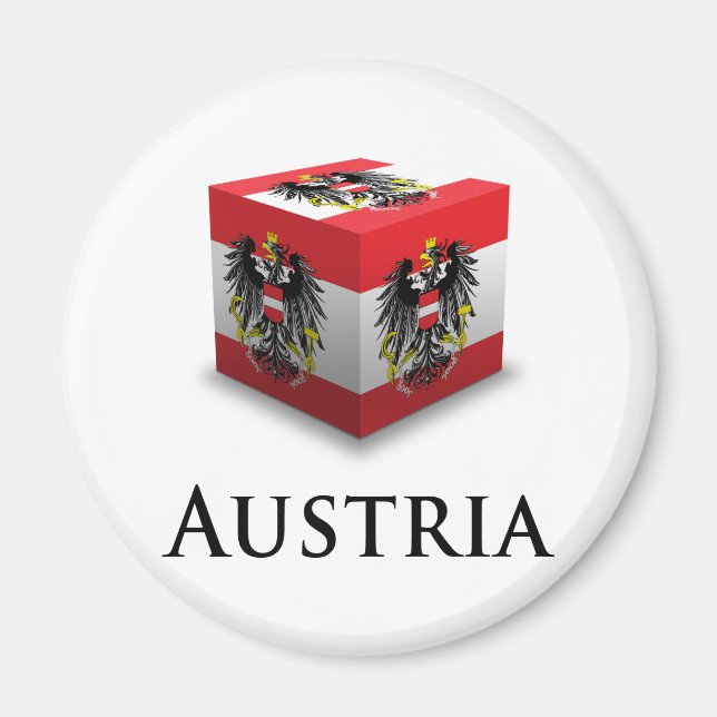 Cube Austria Magnet (Front)