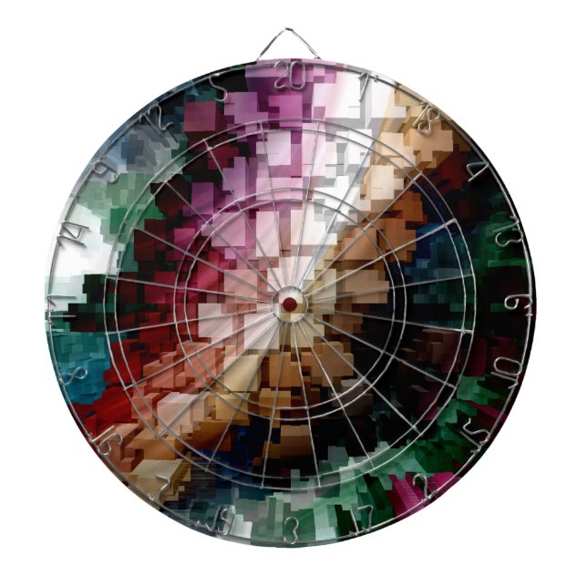 Cube Centric Dark Wind Dartboard (Front)