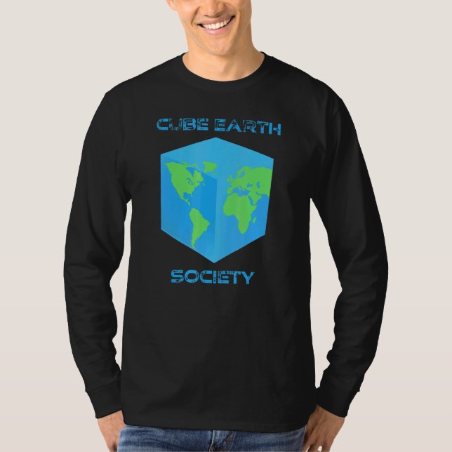 Cube Earth Society T-Shirt (Front)