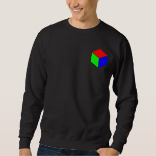 Cube - Red Green and Blue Sweatshirt