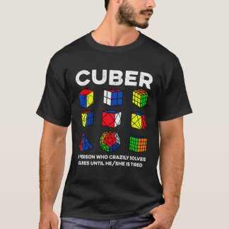 Cuber Definition Speedcubing Speedsolving Cuber T-Shirt