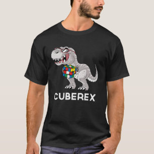 Cuberex  Competitive Speed Cubing Dinosaur T-Shirt