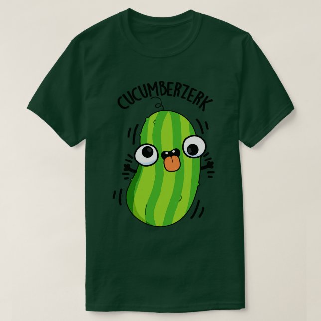 Cuberzerk Funny Berzerk Veggie Cuber Pun 1 T-Shirt (Design Front)