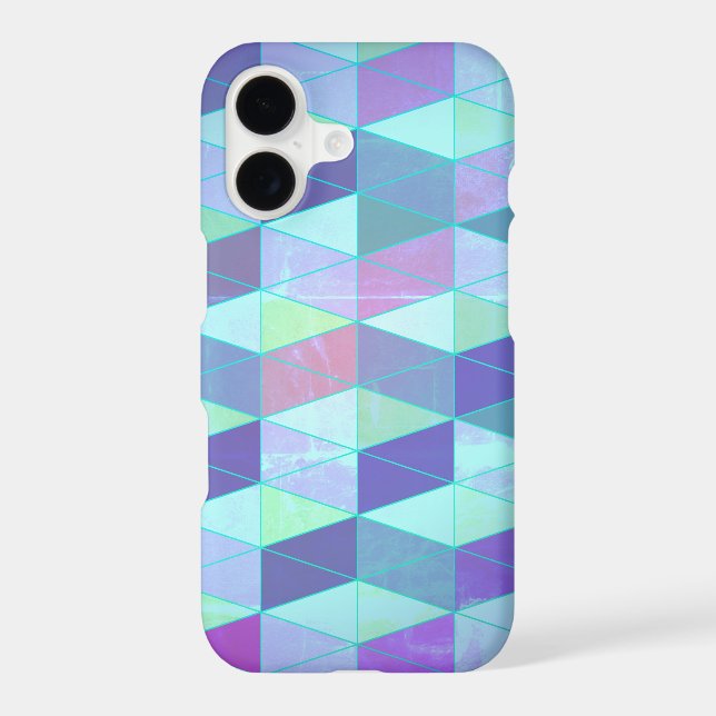 Cubes Into Triangles Geometric Pattern (Back)