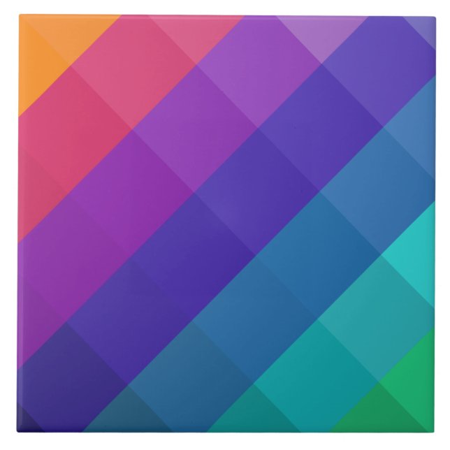 Cubical Colours Tile (Front)