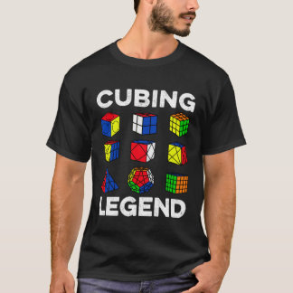 Cubing Legend Speedcubing Speedsolving Cuber T-Shirt