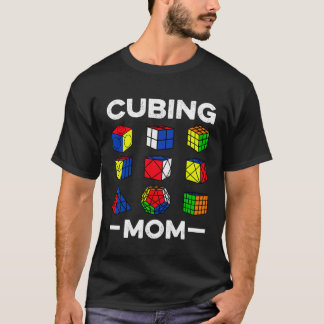 Cubing Mum Speedcubing Speedsolving Cuber T-Shirt