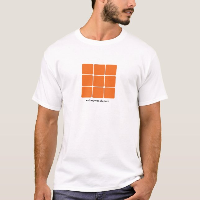 Cubing Weekly Logo Shirt (Light) (Front)