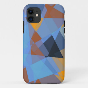 Cubism Abstract Art Retro Geometric Pattern 4 iPhone 11 Case