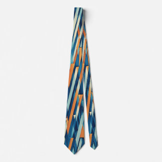 Cubism Blue Arrow Neck Tie 🎯.