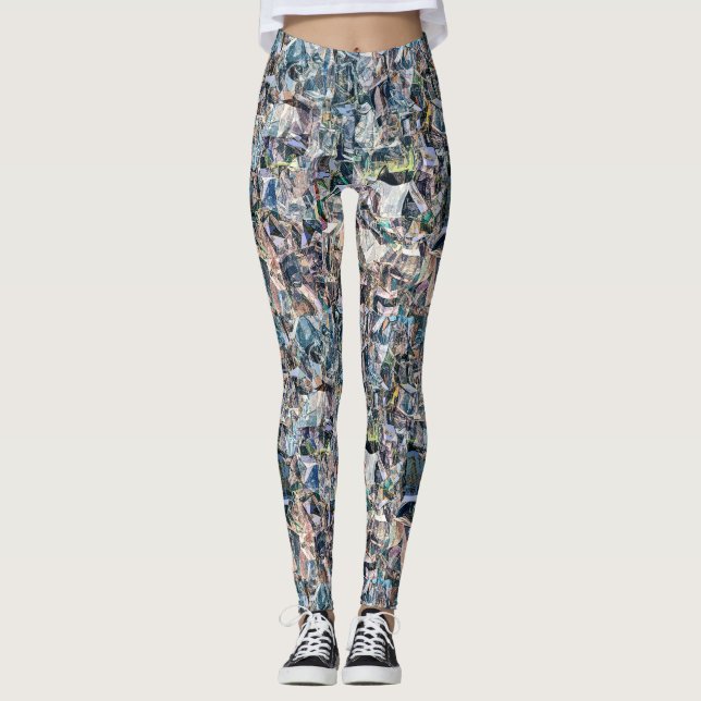 Cubism Warp Leggings (Front)