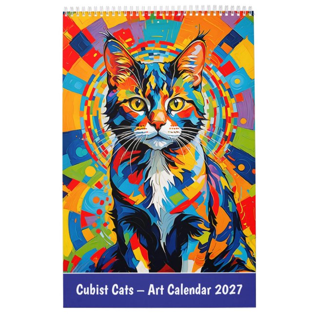 Cubist Cats – Art Calendar (Cover)