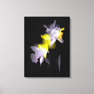 Cubist Daffodils Canvas Print