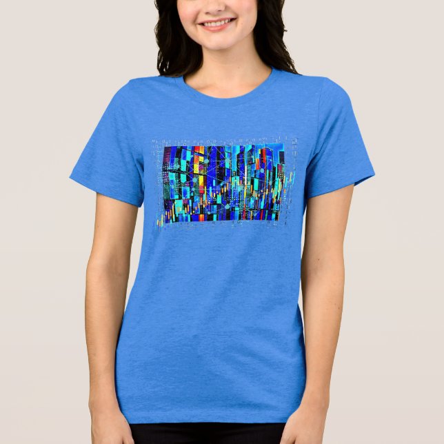 Cubist Data Tri-Blend Shirt (Front)