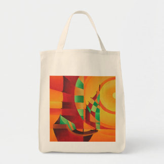Cubist Junks On The Red Sea Tote Bag
