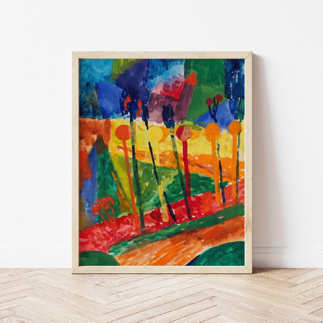 Cubist Landscape | Fritz Schaefler Poster (Creator Uploaded)