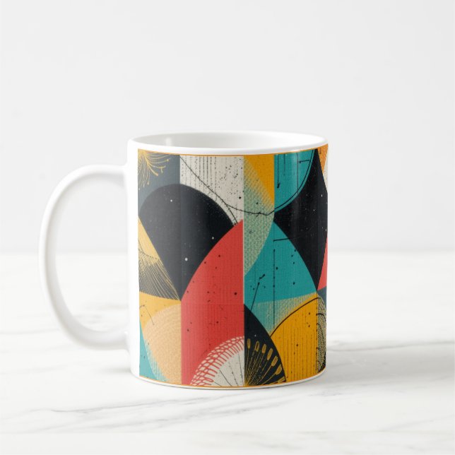 Cubistic Fish  Coffee Mug (Left)