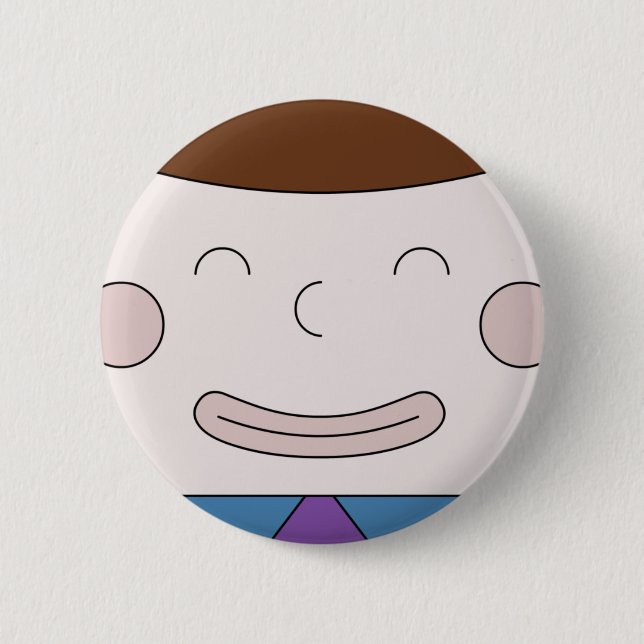 Cuboy Face On Badge (Front)