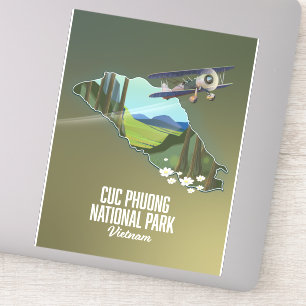 Cuc Phuong National Park Vietnam map