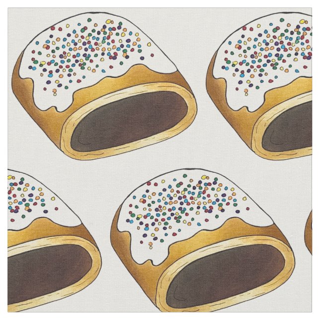 Cucidati Cuccidati Italian Fig Christmas Cookies Fabric (Close Up)